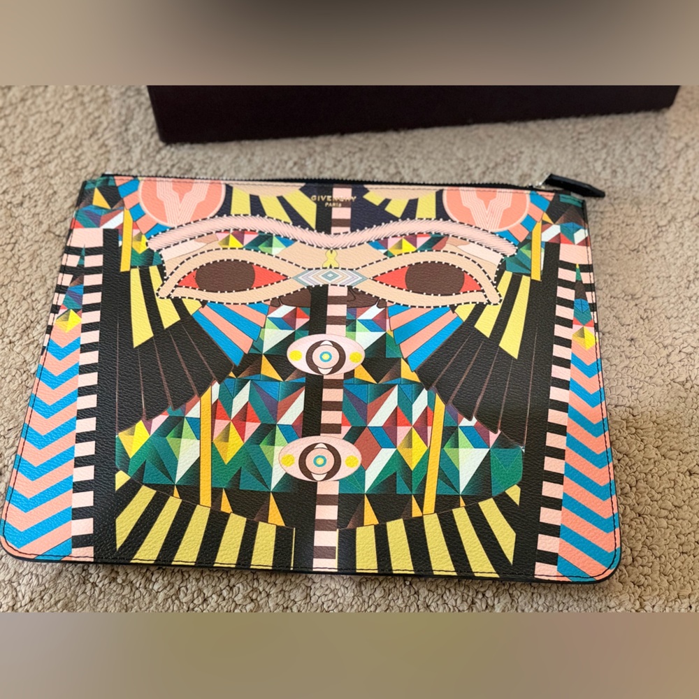 Givenchy Geometric Patterned Clutch